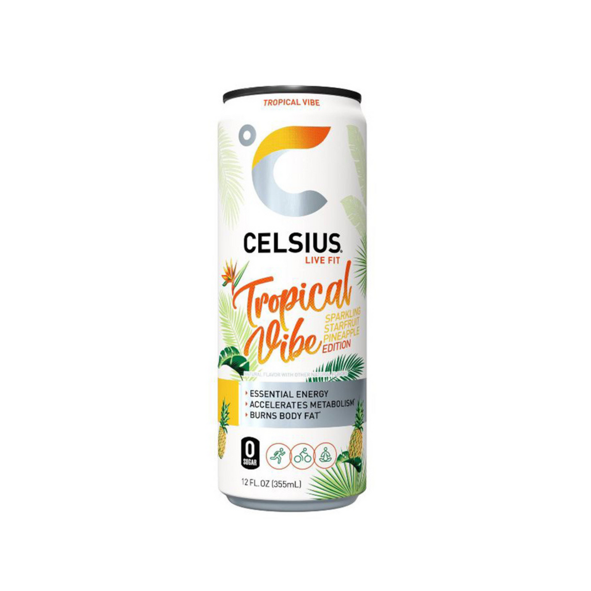 Celsius Rtd Sparkling Pre Workout Thermogenic Energy Drink 355ml