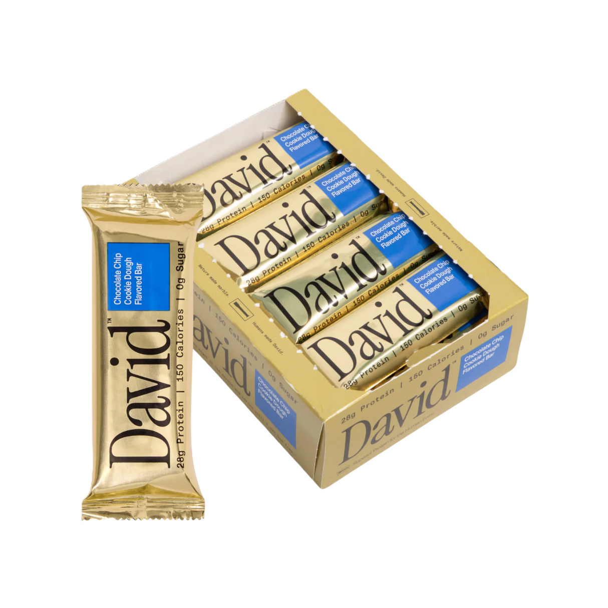 David High Protein Bars No Sugar 28 g Protein Box of 12