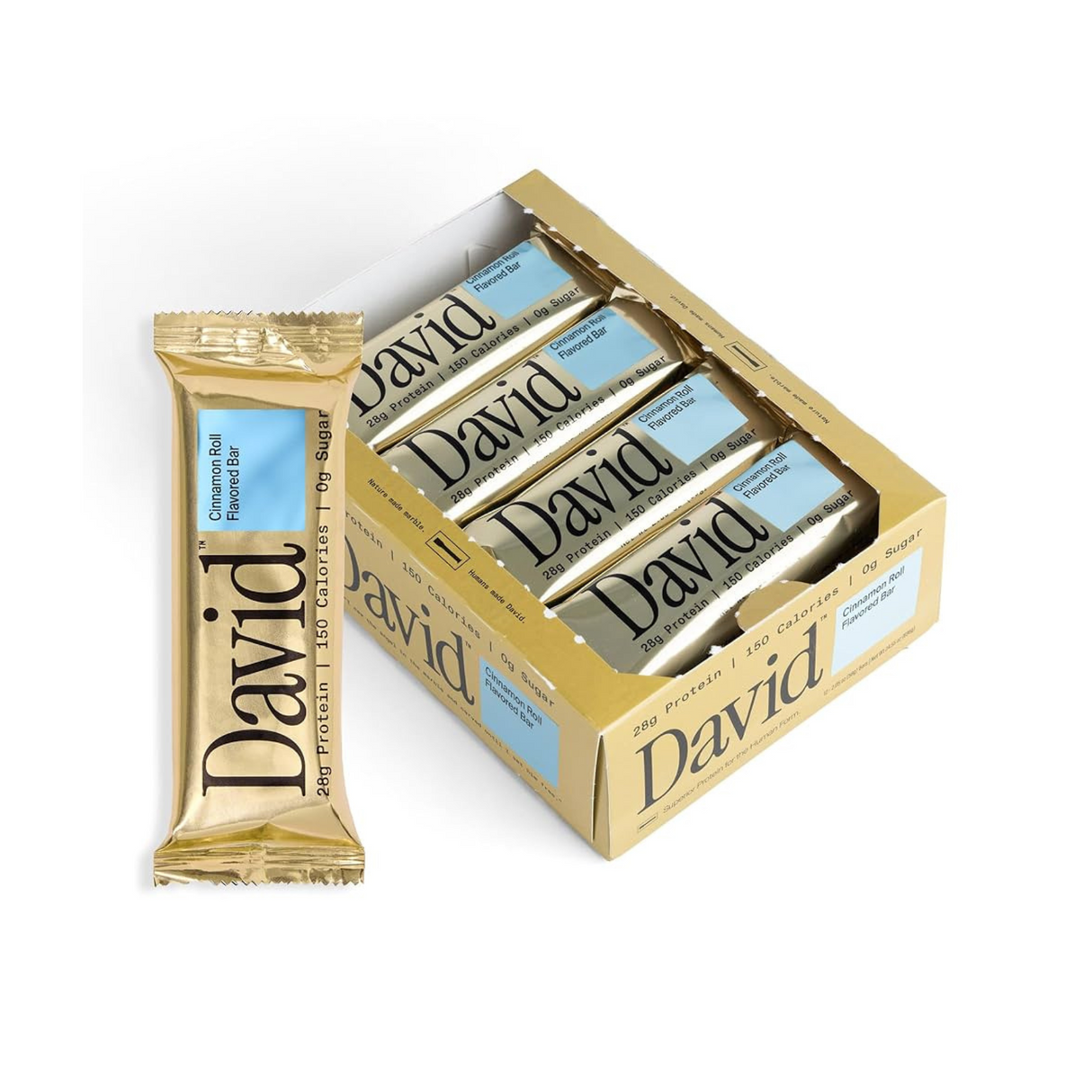 David High Protein Bars No Sugar 28 g Protein Box of 12