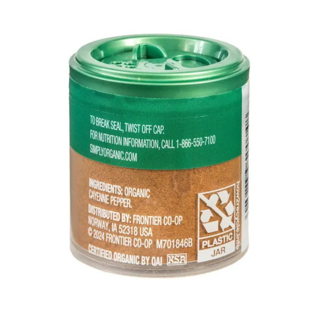 Simply Organic Cayenne Pepper 0.53 oz