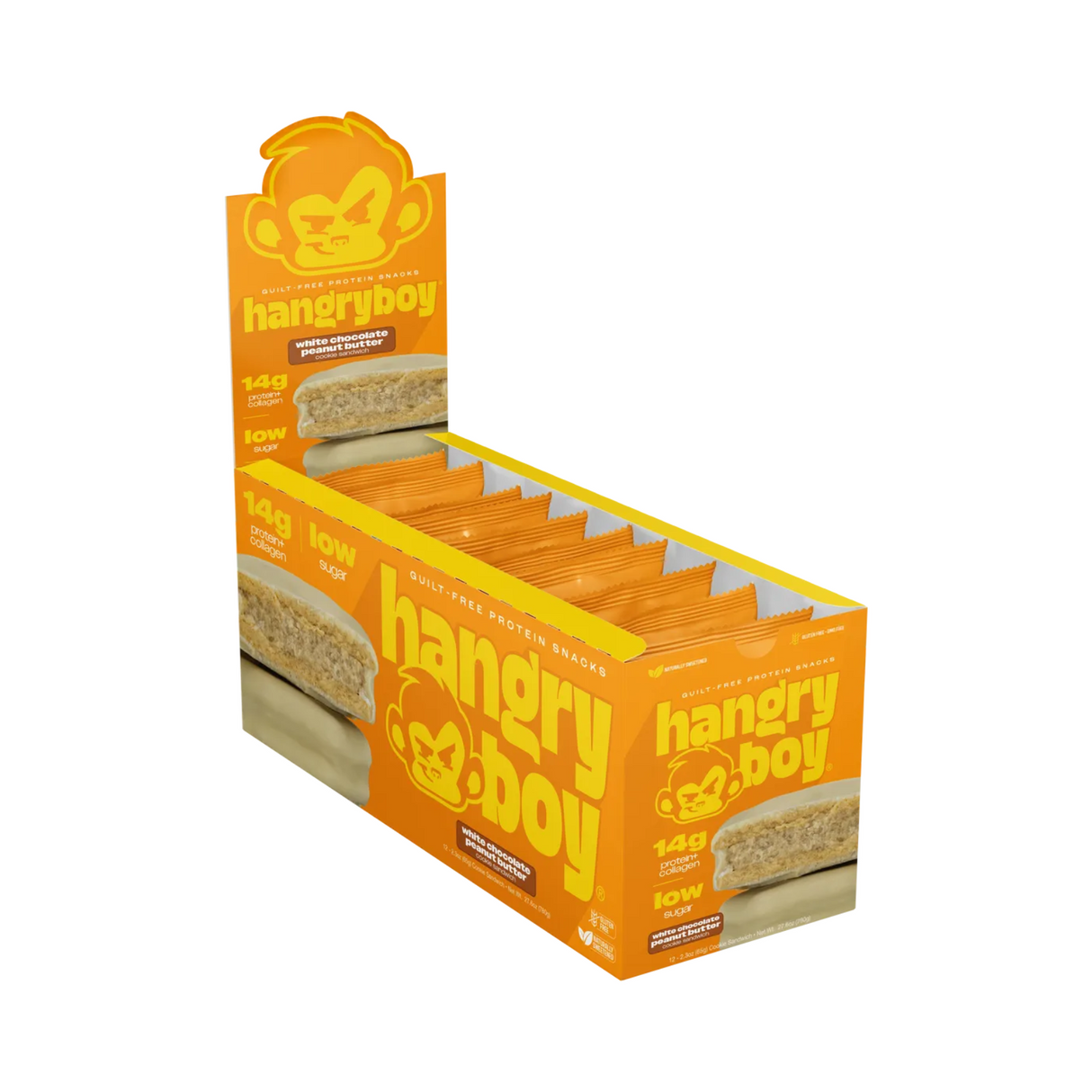 Hangry boy High Protein Snacks 65g Box of 12
