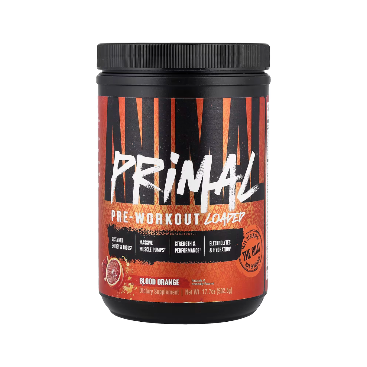 Animal Primal Pre Workout Loaded Blood Orange 502g