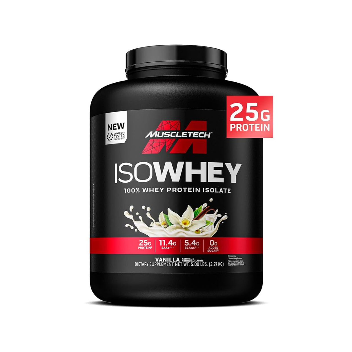 MuscleTech ISO Whey 100% Whey Protein Isolate 5 lb