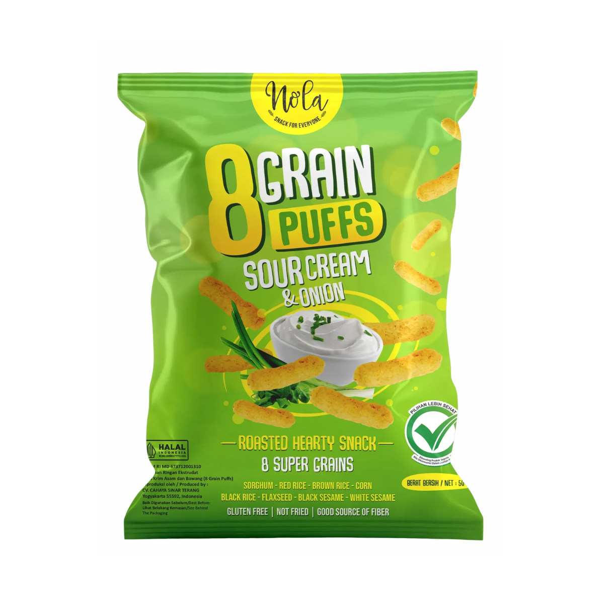 Nola Snack For Everyone 8 Grain Puffs 50g