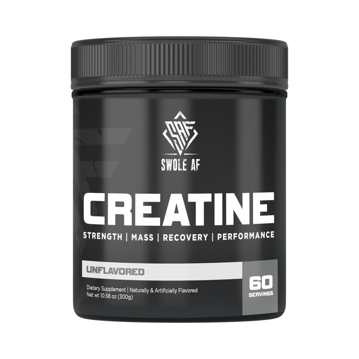 Swole AF Creatine Unflavored 300g