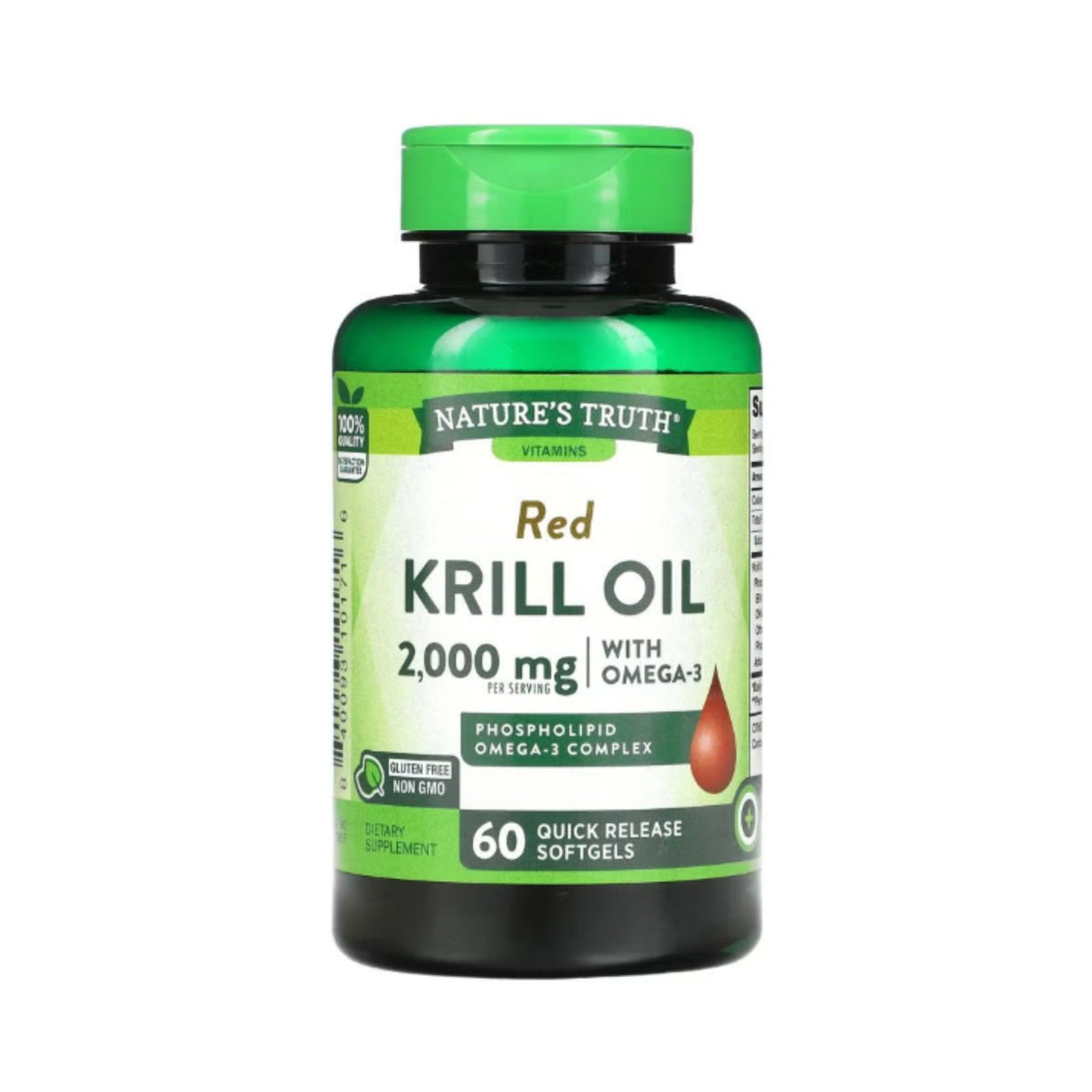 Nature’s Truth Krill Oil 2000 mg – 60 Quick Release Softgels