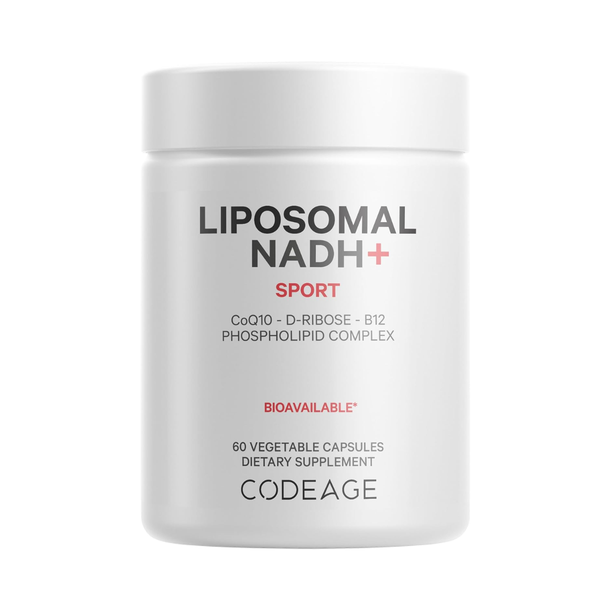 Codeage, Sport Liposomal NADH+ 60 Vegetable Capsules
