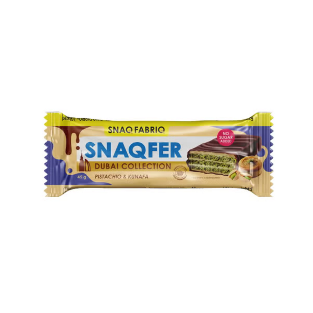Snaq Fabriq Glazed Wafer Bar 45g