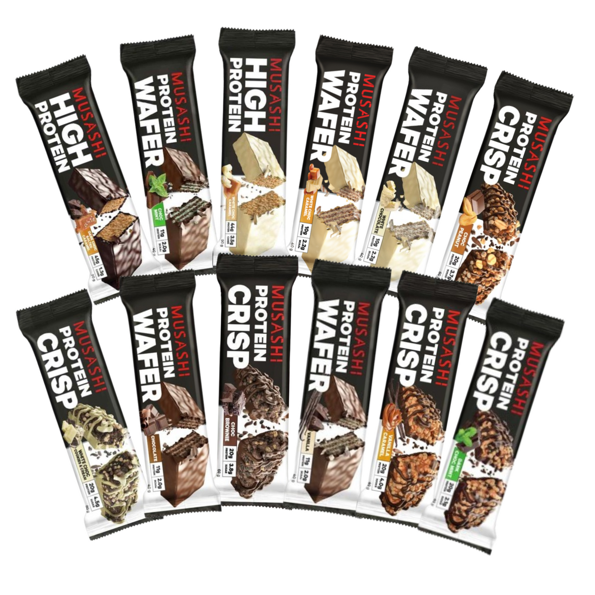 Musashi Variety Box Assorted Pack of 12