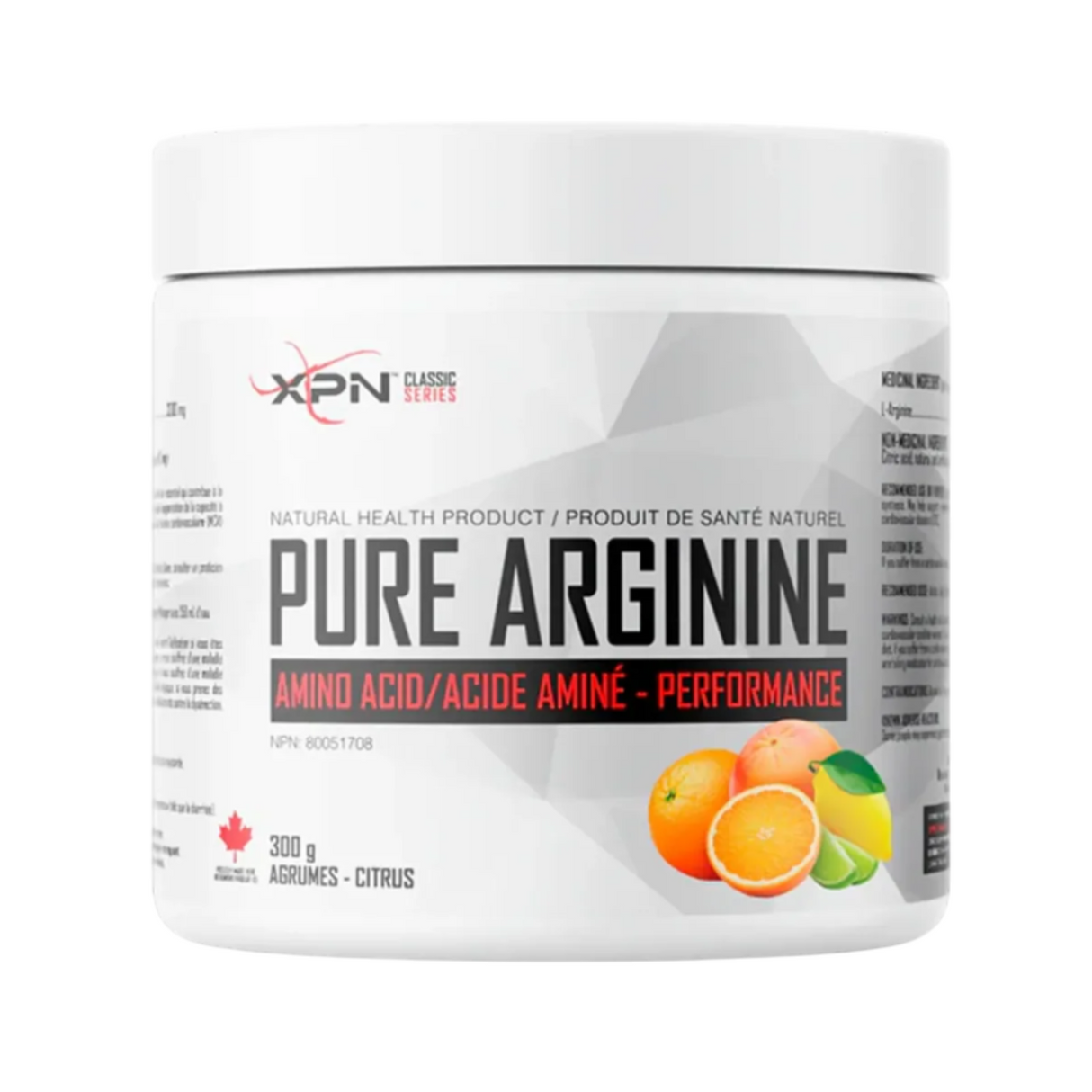 XPN Pure Arginine Agrumes 300 g