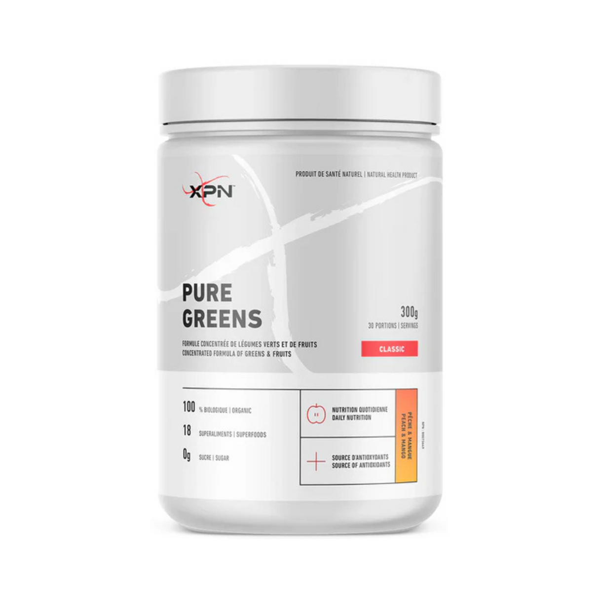 XPN Pure Greens Peach Mango 300 g