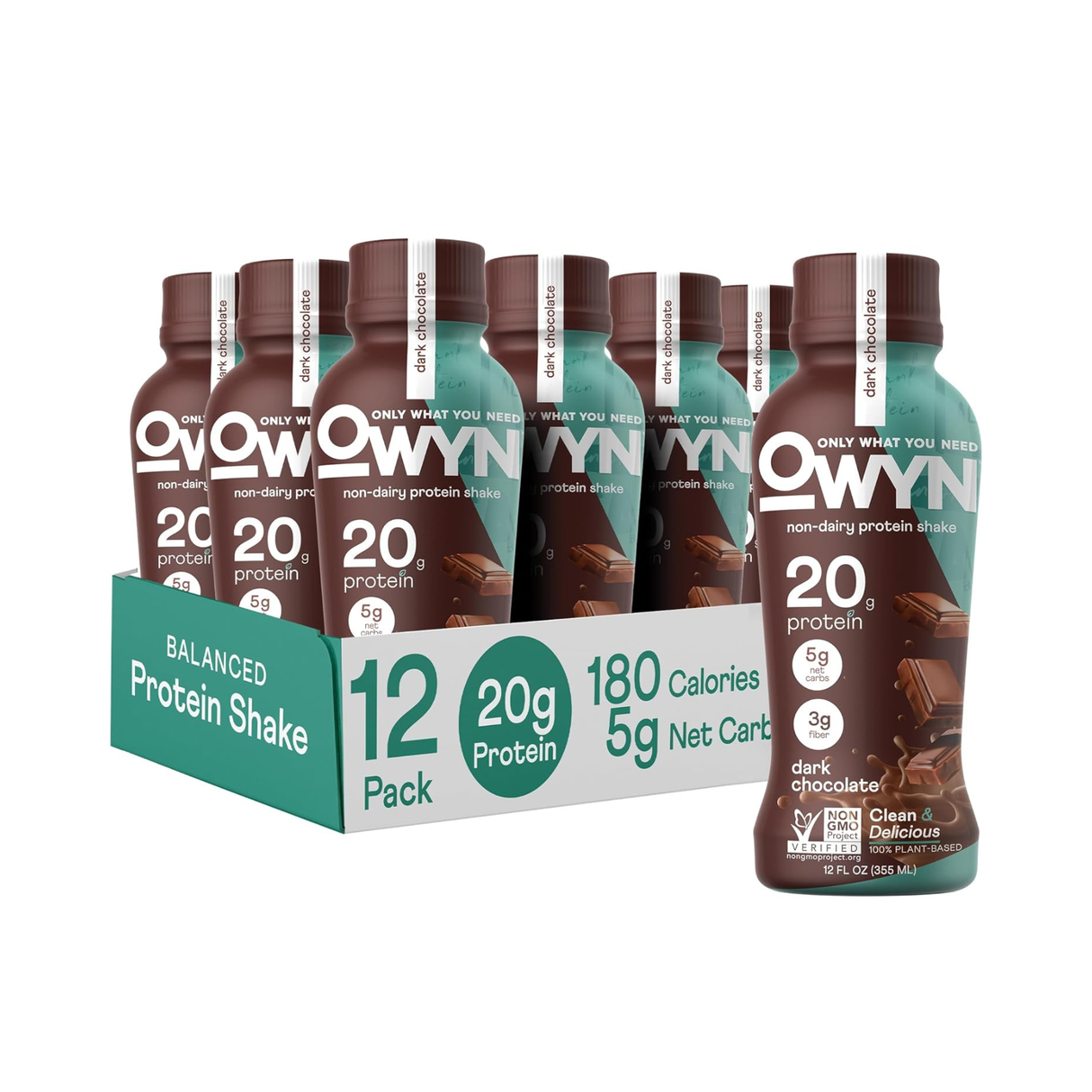 OWYN Pro ELT RTD 100% Plant Based Protein Shake 20gm Protein 335ml Box of 12