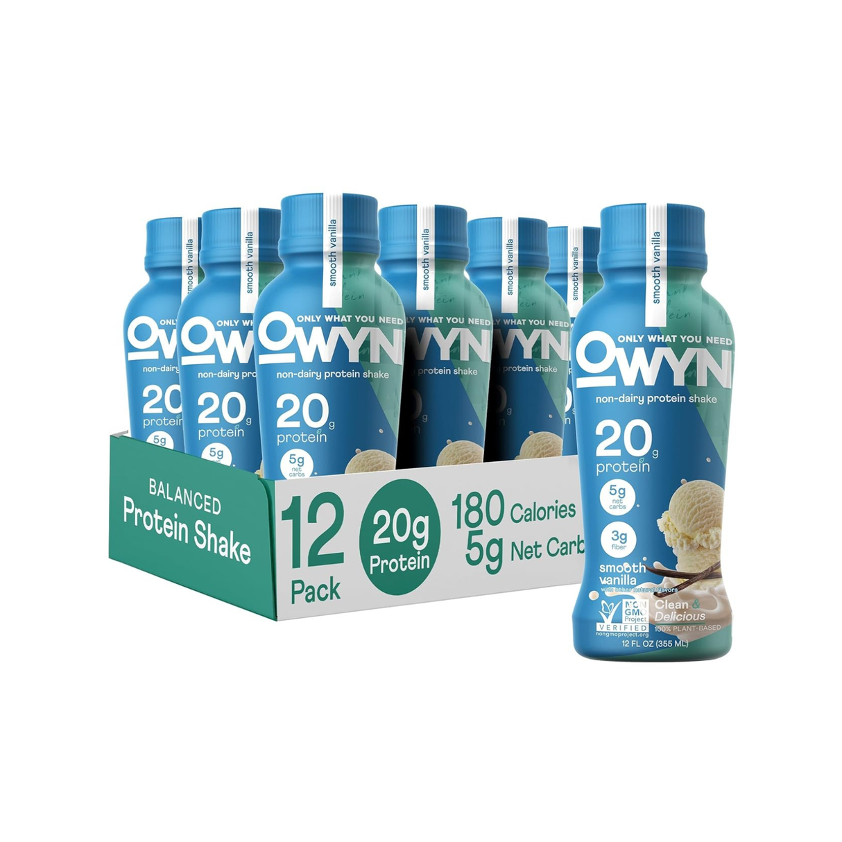 OWYN Pro ELT RTD 100% Plant Based Protein Shake 20gm Protein 335ml Box of 12