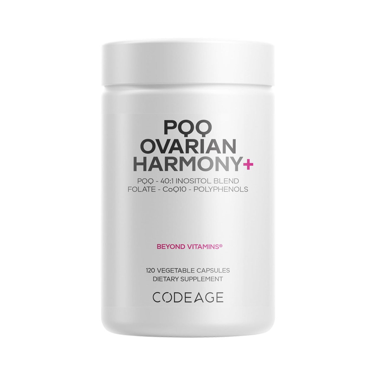 Codeage PQQ Ovarian Harmony+ 120 Vegetable Capsules