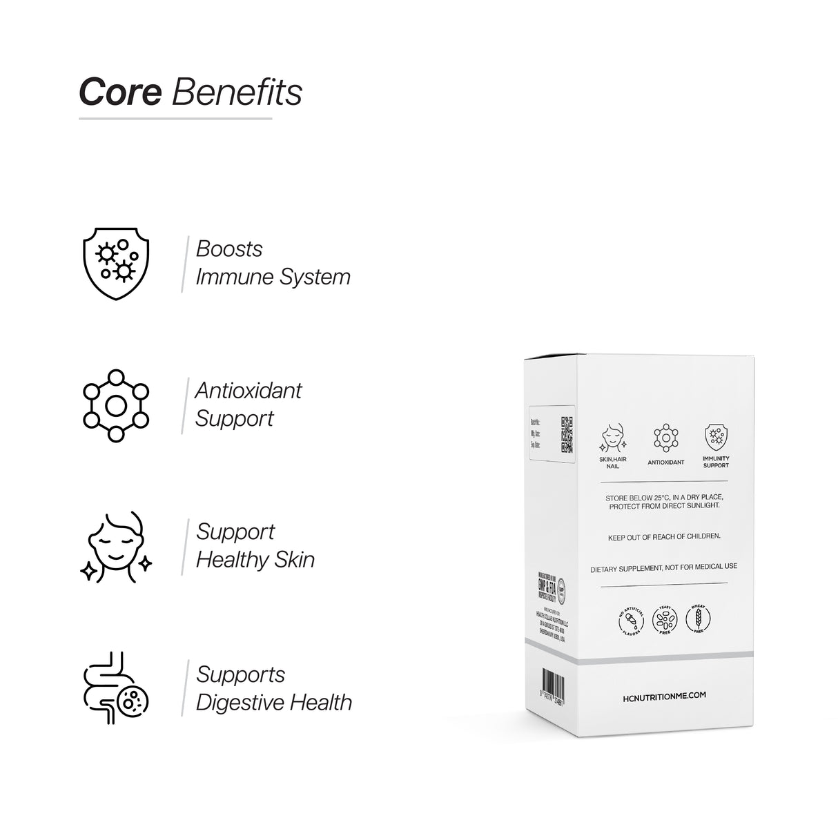 HC Nutrition Zinc 50mg | 60 Tablets - Klouds