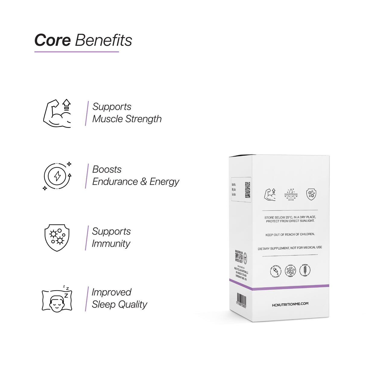 HC Nutrition ZMA | 60 Capsules