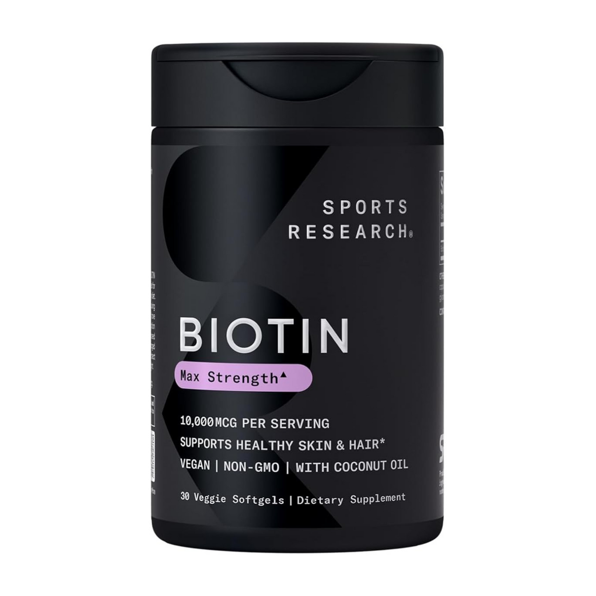 Sports Research Biotin 10000mcg 30 Veggie Softgel