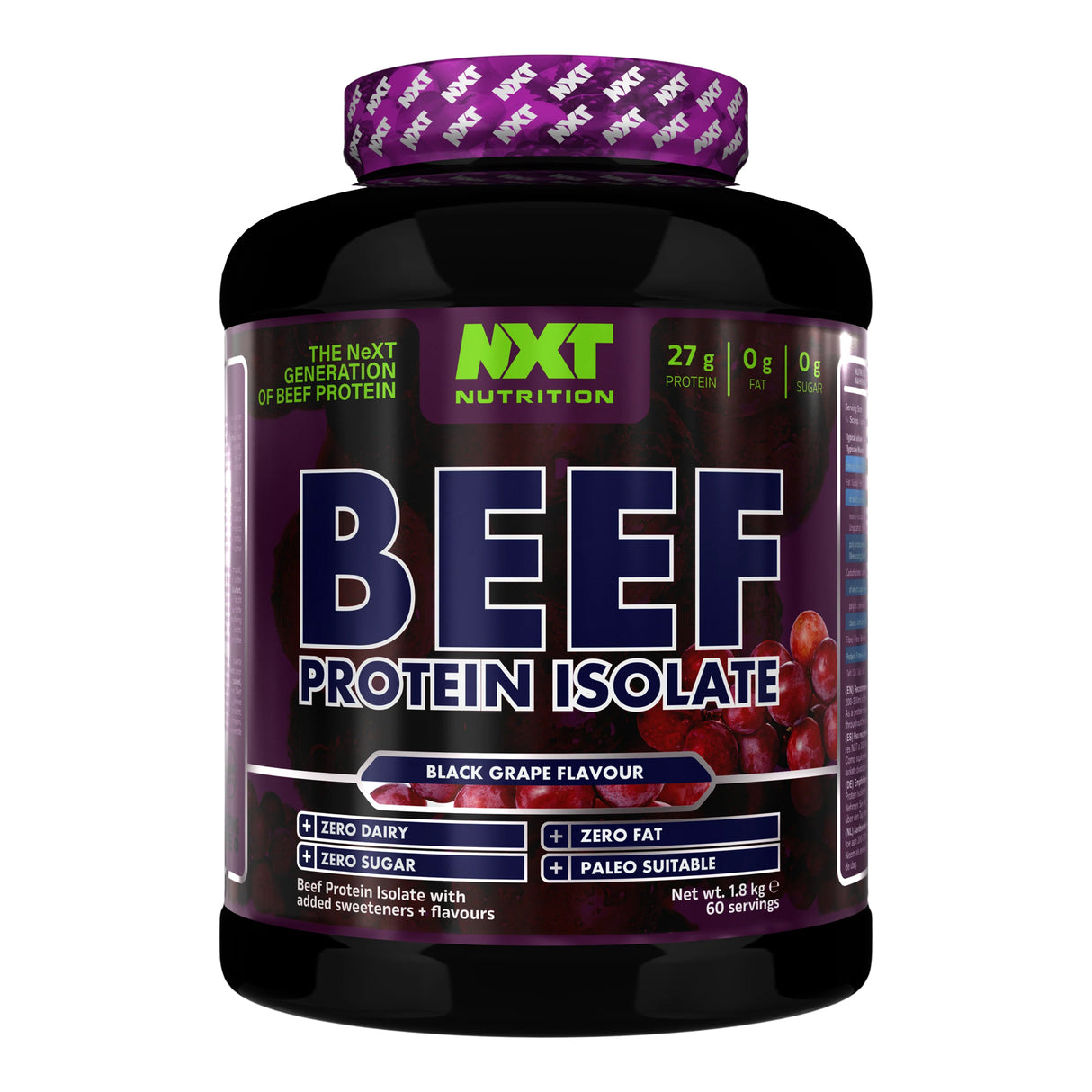 NXT Beef Protein Isolate 1.8kg 60 servings