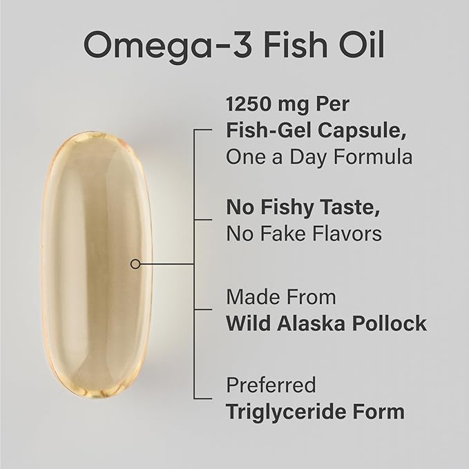 Sports Research Omega 3 Fish Oil 1250mg 30 Softgels