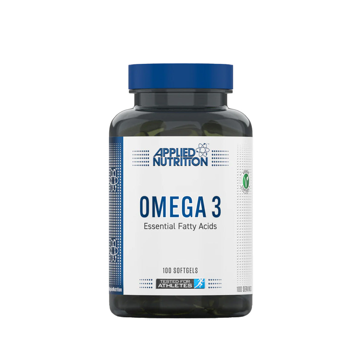 Applied Nutrition Omega 3 - 1000mg Essential Fatty Acids for Heart, Brain, Eye & Joint Health 100 Softgels