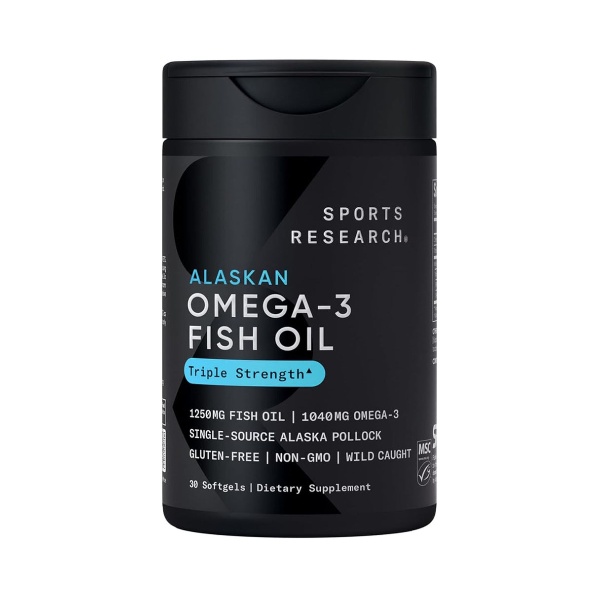 Sports Research Omega 3 Fish Oil 1250mg 30 Softgels