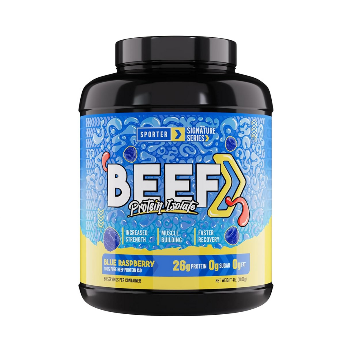 Sporter Beef Protein Isolate Blue 4 lb