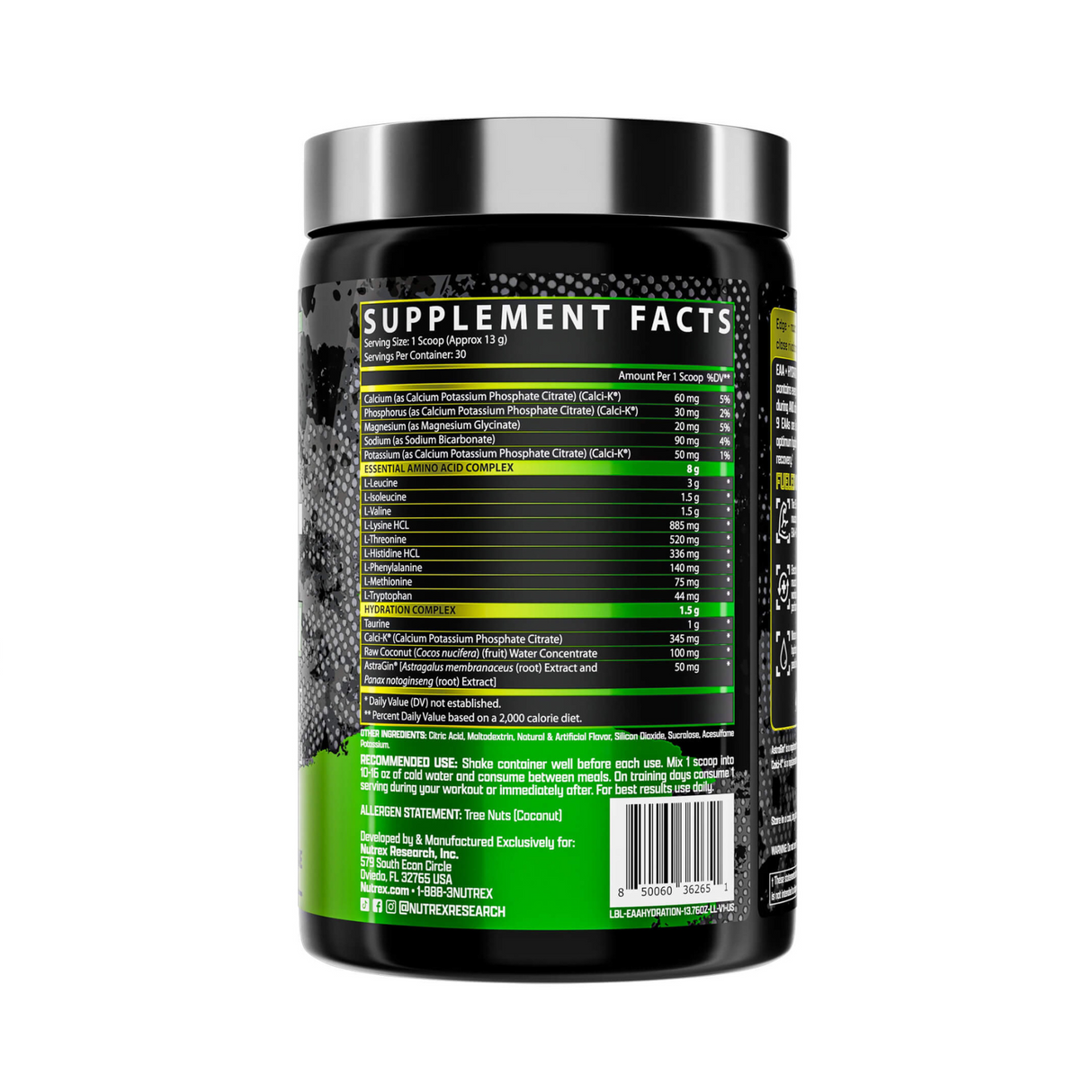 Nutrex Research EAA+ Lemon Lime 390 g