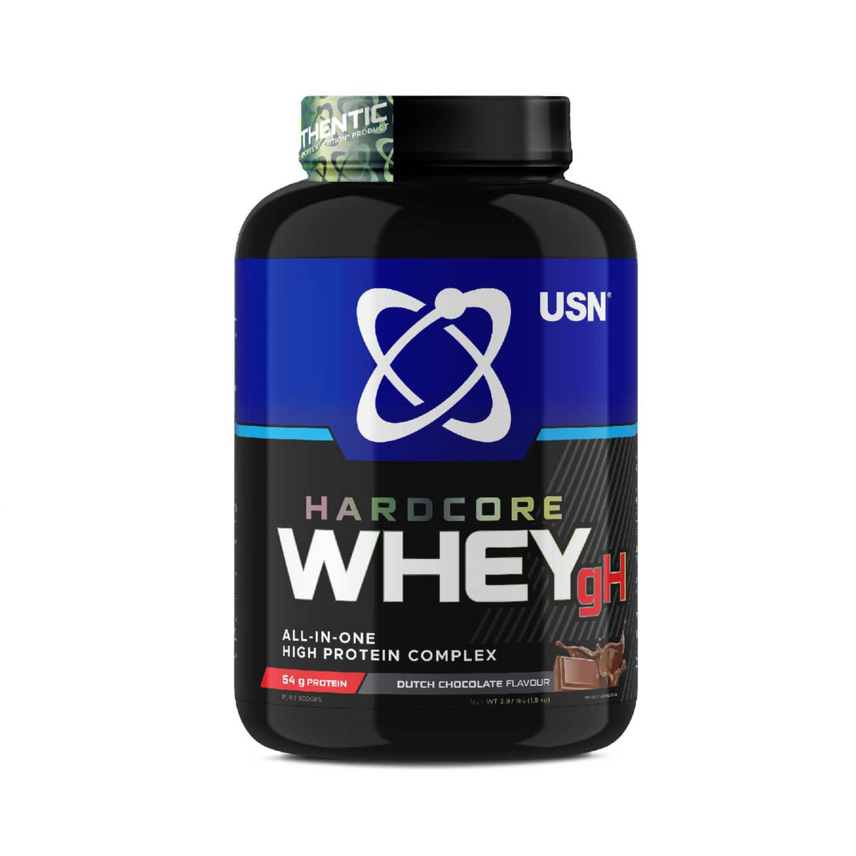 USN Hardcore Whey GH Dutch Chocolate 1.8 kg