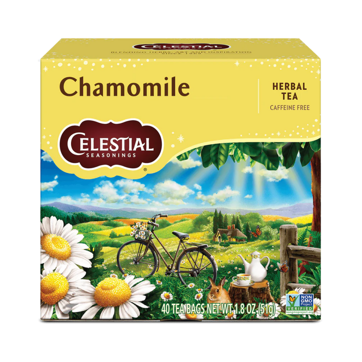 Celestial Seasonings Chamomile Herb Tea 40 Tea Bags