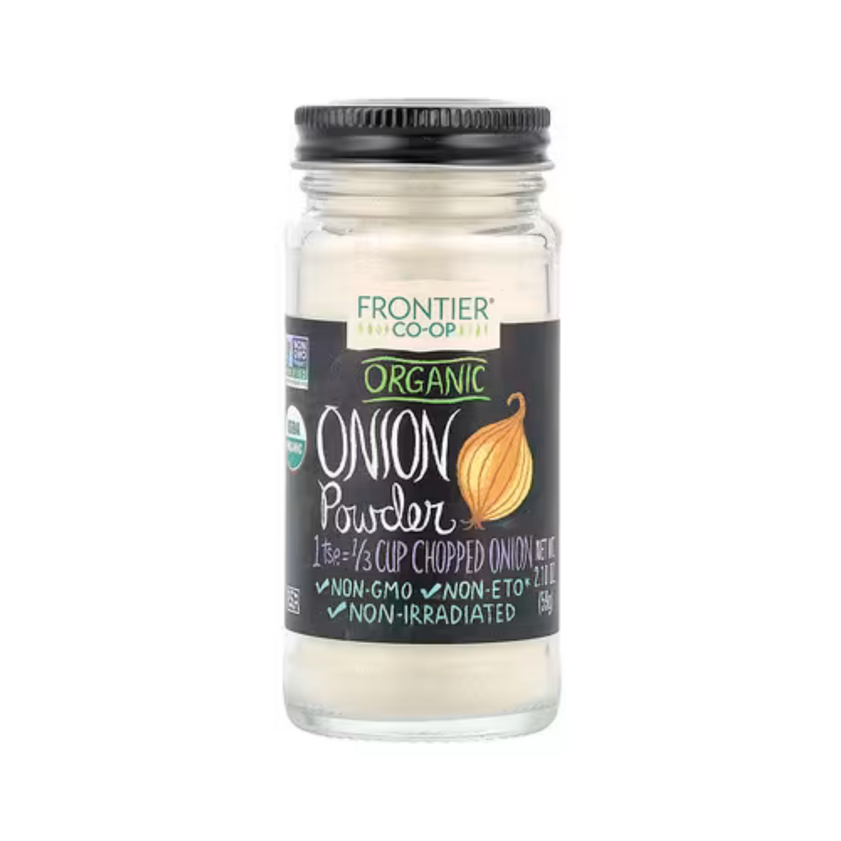 Frontier Co-Op Herb Onion Powder Organic White 59 g
