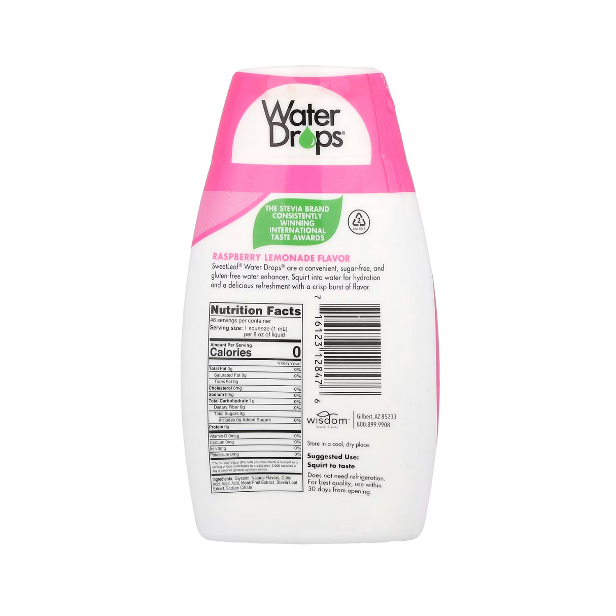 Sweet Leaf Raspberry Lemonade Stevia Drops 1.7 oz