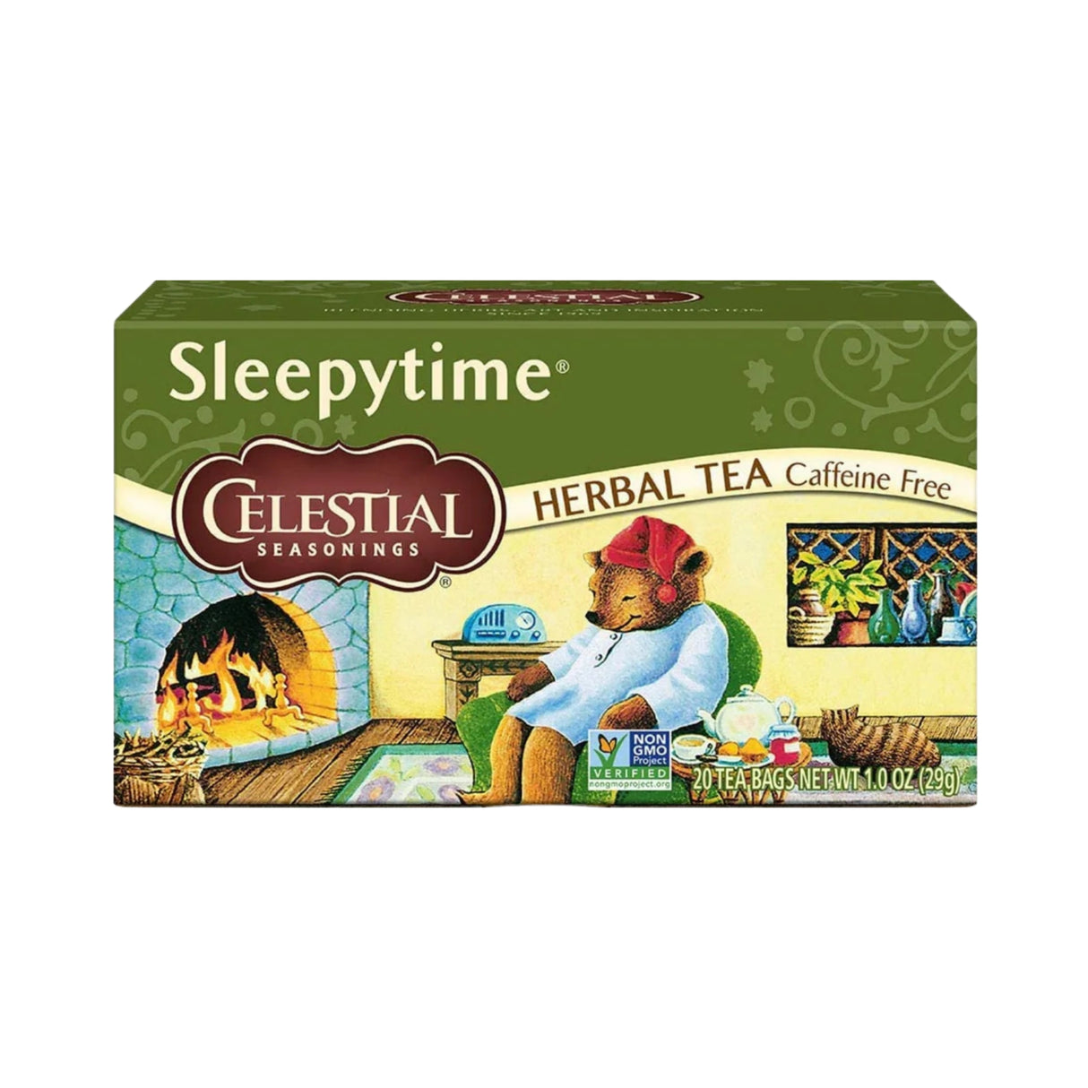 Celestial Seasonings Sleepytime Caffeine Free Herbal Tea 20 Tea Bags