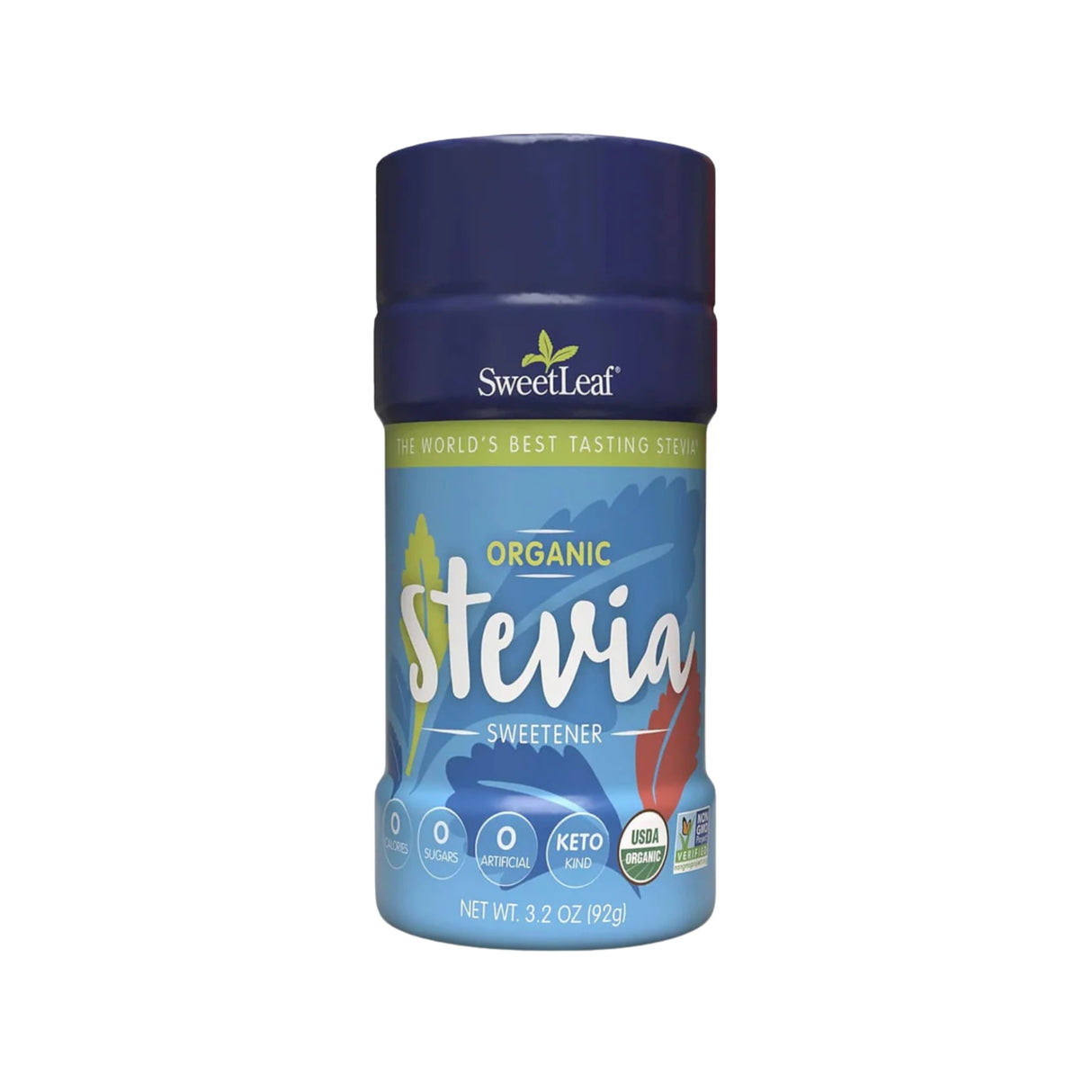 Sweet Leaf Organic Stevia Sweetener Shaker 3.2 oz