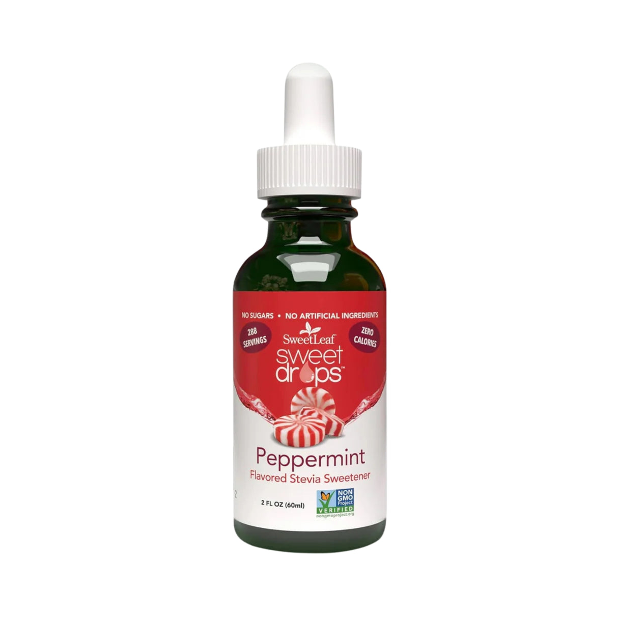 Sweet Leaf Peppermint Stevia Drops 2 oz