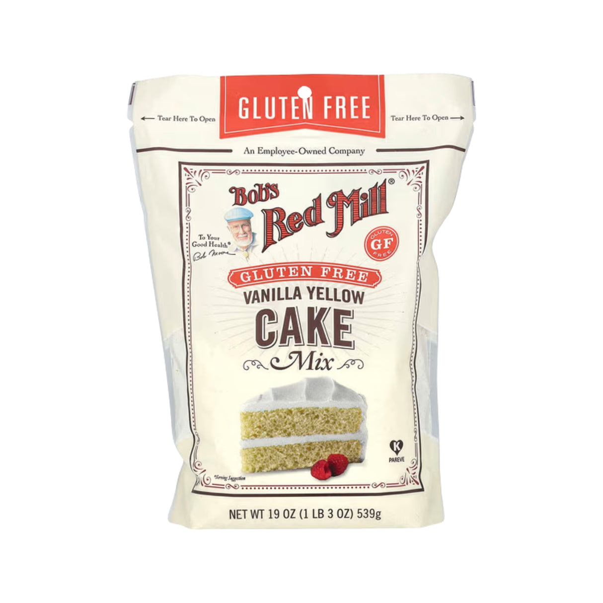 Bob’s Red Mill Gluten-Free Vanilla Yellow Cake Mix 539g