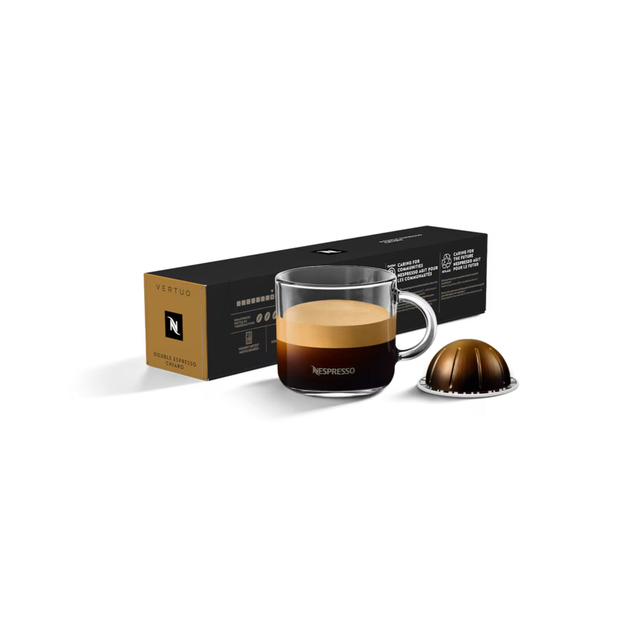 Nespresso VertuoLine Double Espresso Chiaro Capsules (150g)