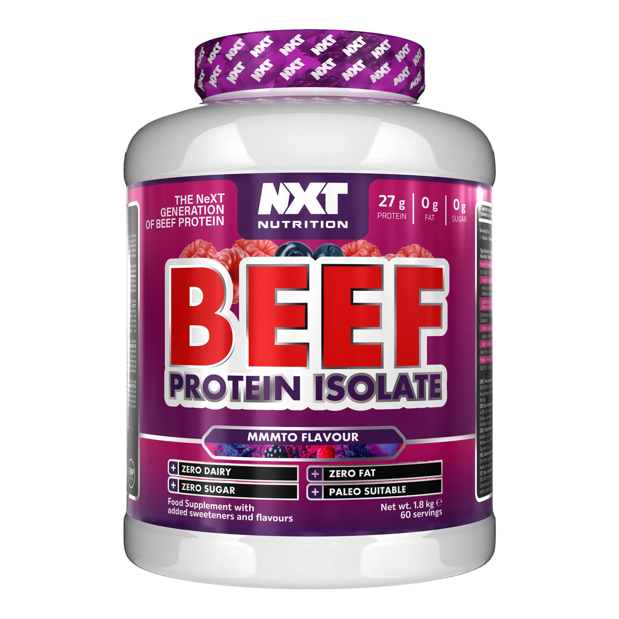 NXT Beef Protein Isolate 1.8kg 60 servings