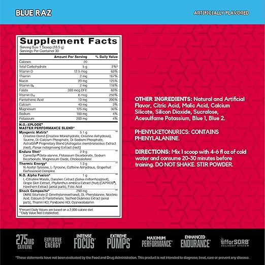 BSN N.O.-Xplode Legendary pre-workout 2.45lb