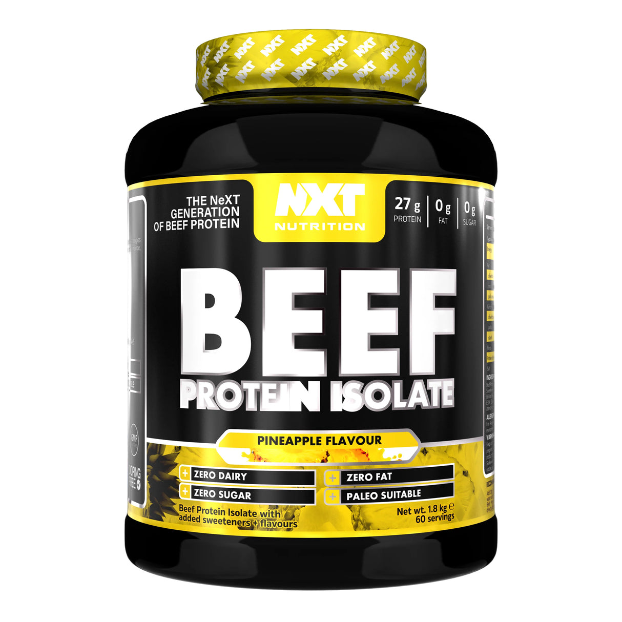 NXT Beef Protein Isolate 1.8kg 60 servings