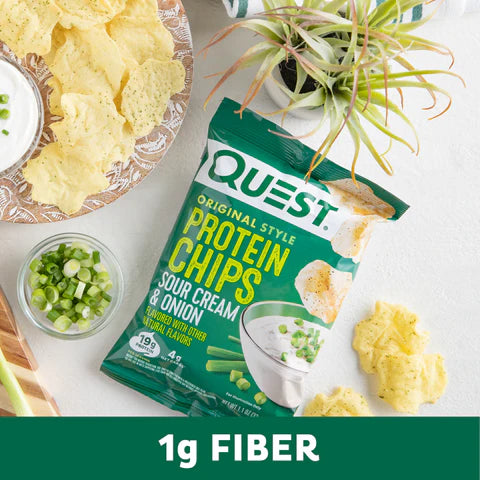 QUEST SOUR CREAM & ONION ORIGINAL STYLE PROTEIN CHIPS - Klouds