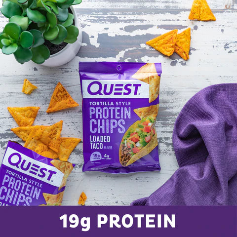 QUEST LOADED TACO TORTILLA STYLE PROTEIN CHIPS