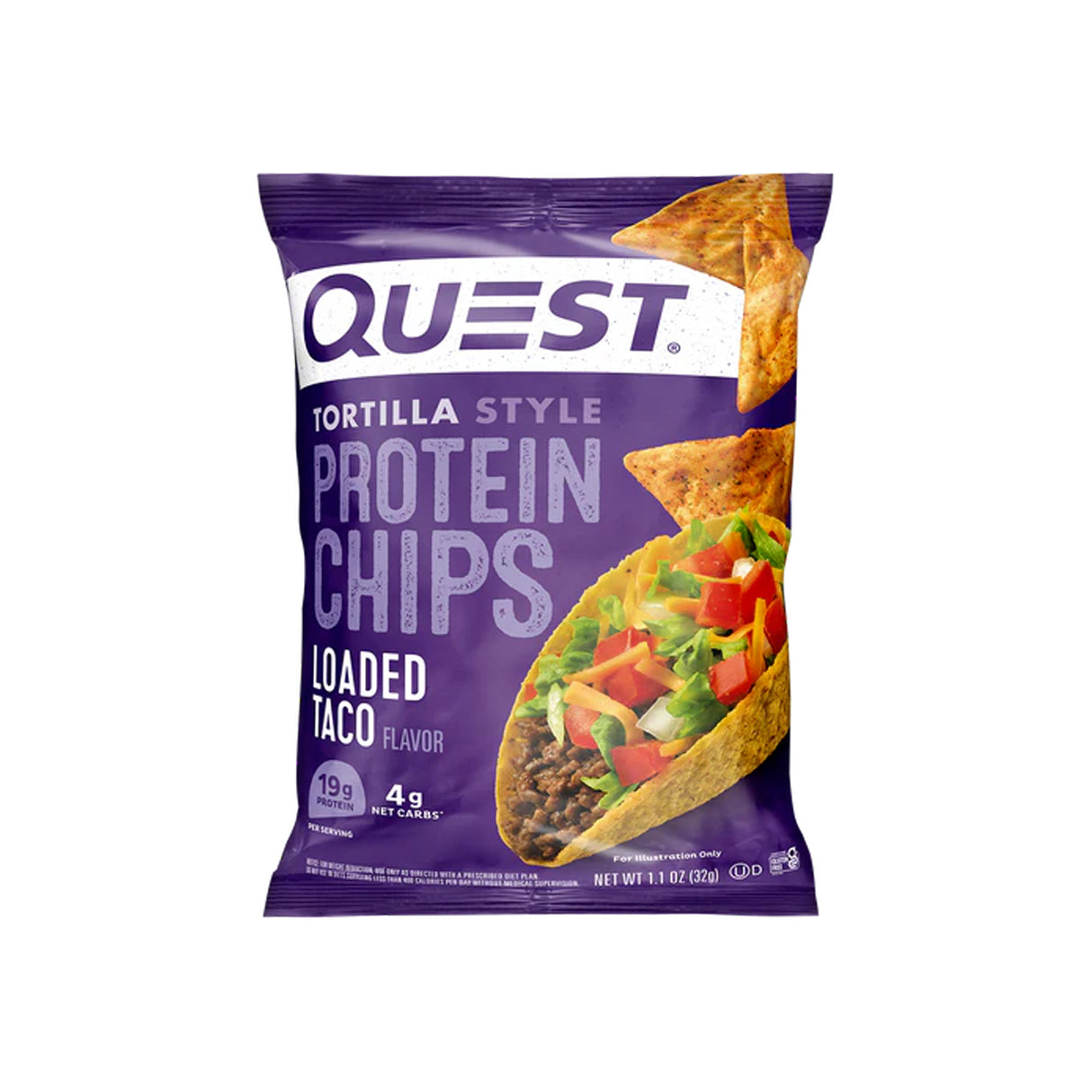 QUEST LOADED TACO TORTILLA STYLE PROTEIN CHIPS