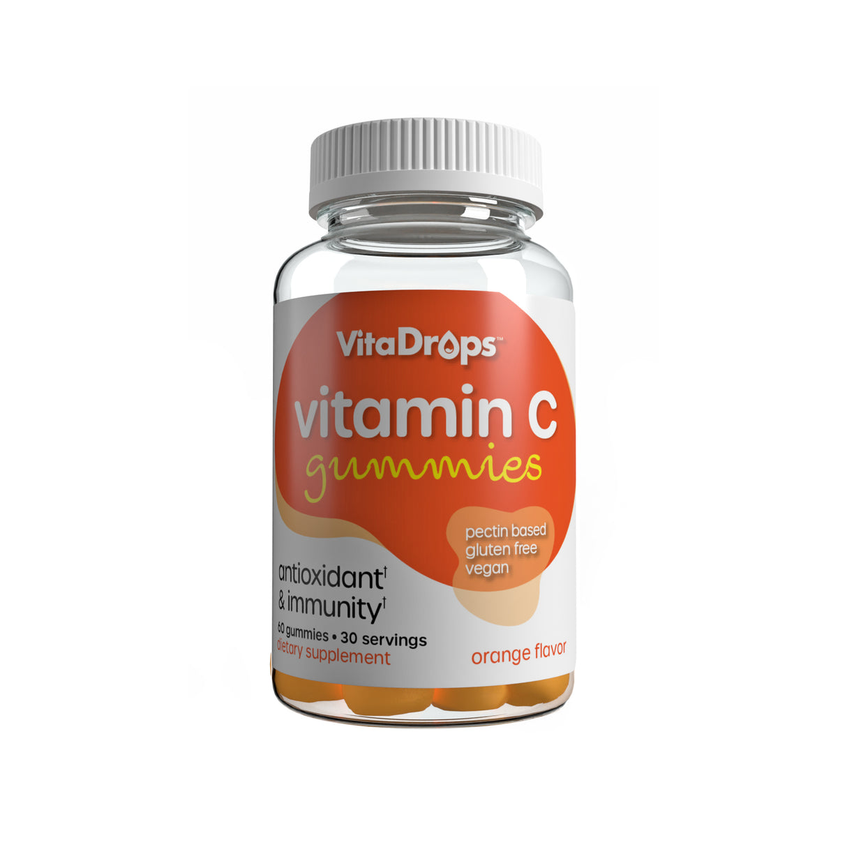 VitaDrops Vitamin C Gummies 250 mg 60 Gummies