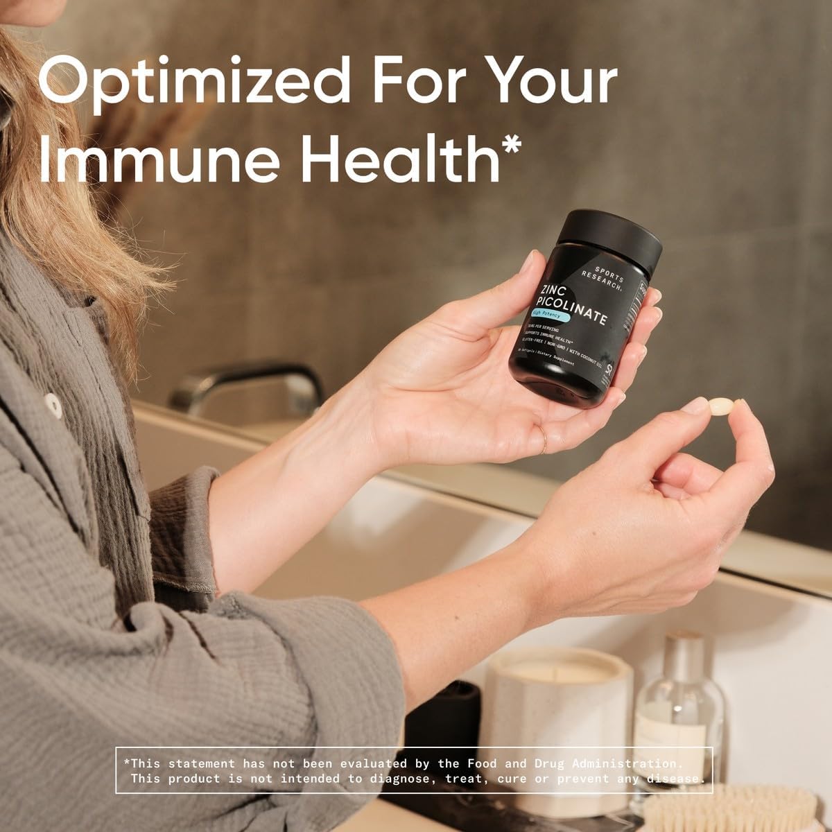 Sports Research Zinc Picolinate 50 mg – 60 Softgels