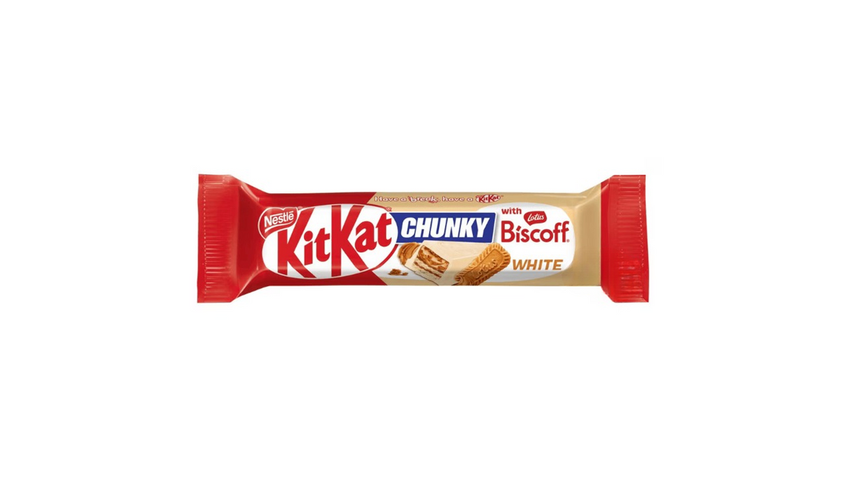 Nestle Kit Kat Chunky White Biscoff (42g)