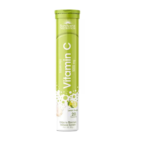 Sunshine Vitamin-C Lemon 20 Tabs