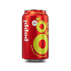 Poppi Cherry Limeade Prebiotic Soda (355ml) - Klouds
