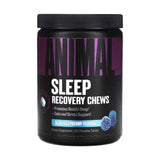 Universal Nutrition Animal Sleep Recovery Chews, Blue Raspberry, 60 Chewable Tablets