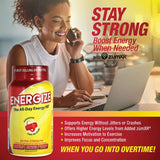 ENERGIZE™ Extra Strength Energy Pills - All Day Energy 60 Tabs