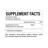 Raw Nutrition - Turkesterone Muscle Support & Recovery 60 Caps